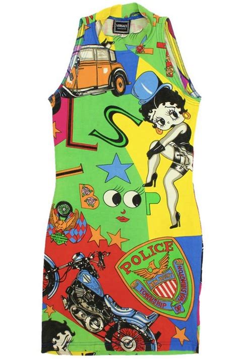 versace betty boop dress